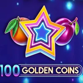 100 Golden Coins casino game by Amusnet Interactive – featured logo at Slotrize Casino