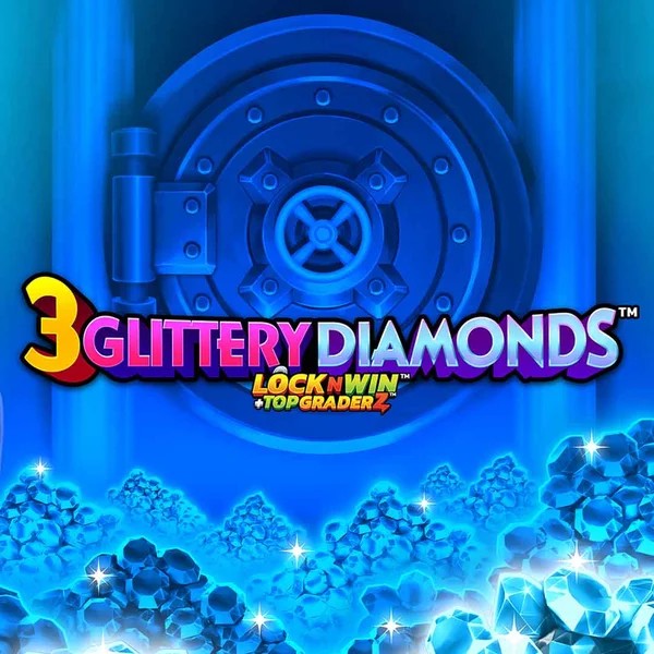 Enjoy 3 Glittery Diamonds by PearFiction Studios – logo hosted on slotrize.eu
