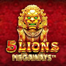 5 Lions Megaways online game logo by Pragmatic Play on slotrize.eu