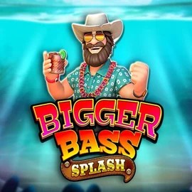 Bigger Bass Splash slot logo by Pragmatic Play at Slotrize Casino