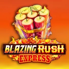 Blazing Rush Express online game logo by AreaVegas on slotrize.eu