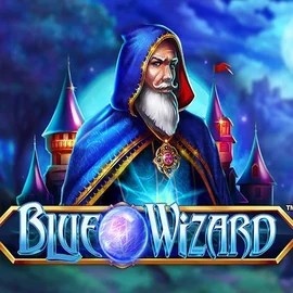 Blue Wizard slot logo by Quickspin at Slotrize Casino