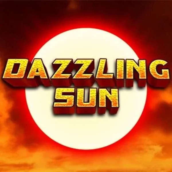 Dazzling Sun slot logo by Win Studios at Slotrize Casino