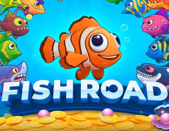 Play the Fish Road slot by InOut on Slotrize Casino