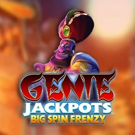 Genie Jackpots: Big Spin Frenzy online game logo by Blueprint Gaming on slotrize.eu