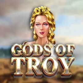 Slots logo of Gods of Troy from Red Tiger Gaming at Slotrize Casino