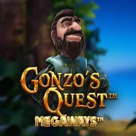 Gonzo's Quest Megaways logo by Red Tiger Gaming at Slotrize Casino
