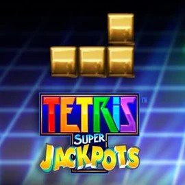 Tetris Super Jackpots casino game by WMS – featured logo at Slotrize Casino