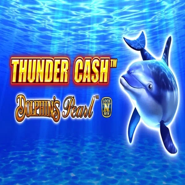 Thunder Cash Dolphins Pearl by Novomatic, showcased at slotrize.eu – game logo